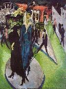 Ernst Ludwig Kirchner Potsdamer Platz oil painting reproduction